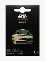 Loungefly Star Wars Yoda & X-Wing Sliding Enamel Pin - BoxLunch Exclusive