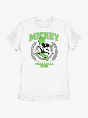 Disney Mickey Mouse Pickleball Club Jump Womens T-Shirt