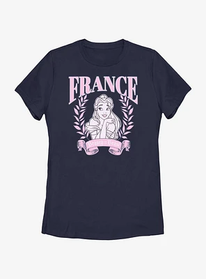 Disney Beauty and the Beast France Belle Portrait Womens T-Shirt