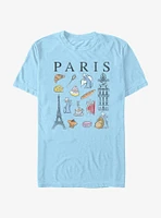 Disney Pixar Ratatouille Paris Icons T-Shirt