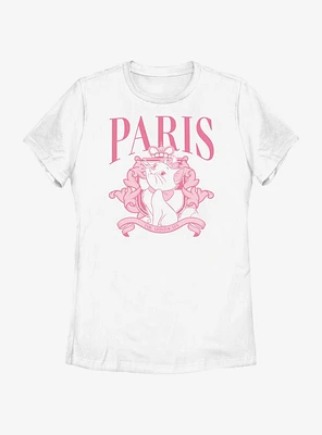 Disney The Aristocats Paris Marie Crest Womens T-Shirt