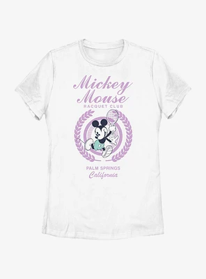 Disney Mickey Mouse Racquet Club Palm Springs CA Womens T-Shirt