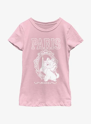 Disney The Aristocats Marie Paris Portrait Youth Girls T-Shirt