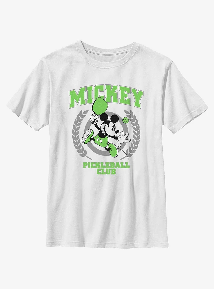 Disney Mickey Mouse Pickleball Club Jump Youth T-Shirt