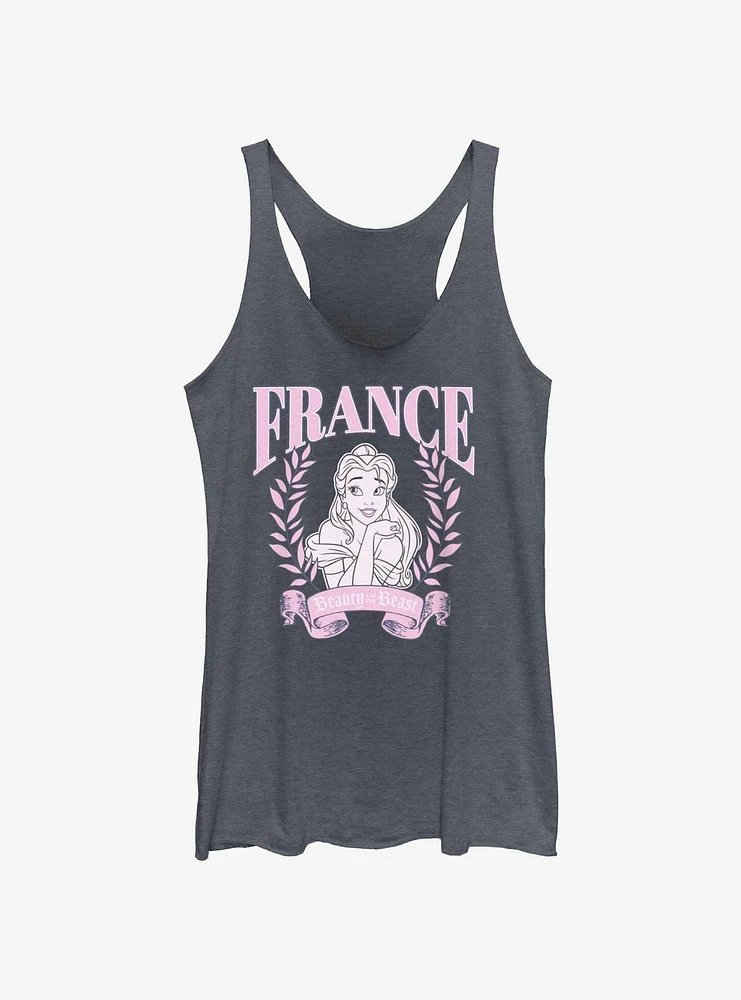 Disney Beauty and the Beast France Belle Portrait Womens Tank Top