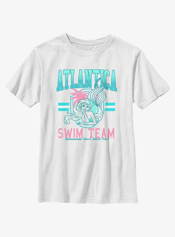 Disney The Little Mermaid Atlantica Ariel Swim Team Youth T-Shirt