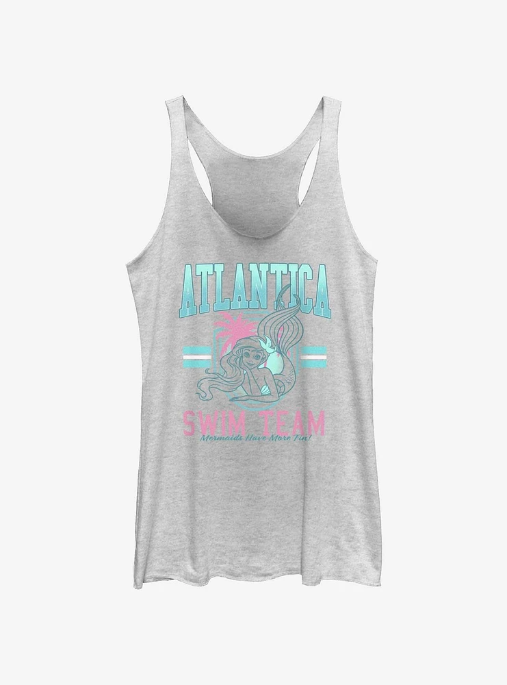 Disney The Little Mermaid Atlantica Ariel Swim Team Womens Tank Top