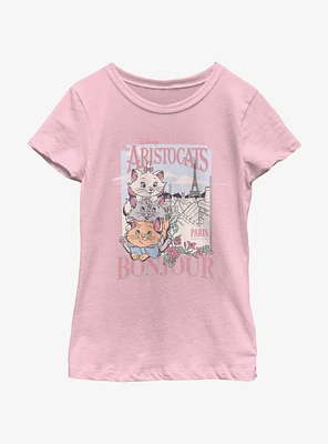 Disney The Aristocats Bonjour Trio Cats Youth Girls T-Shirt