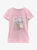 Disney The Aristocats Bonjour Trio Cats Youth Girls T-Shirt