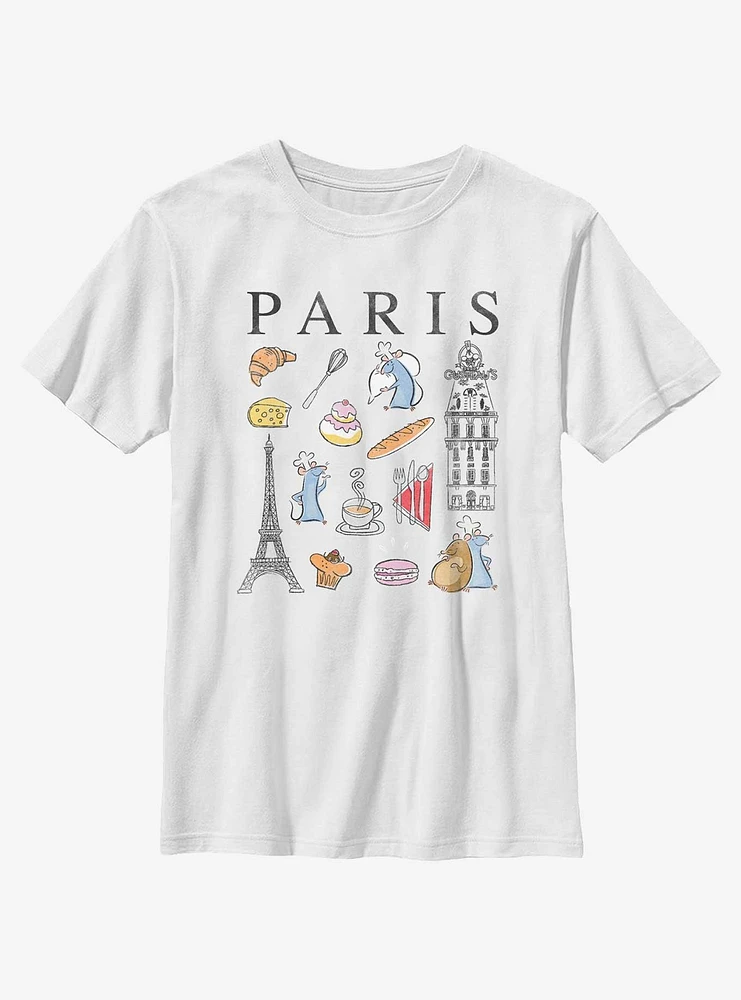 Disney Pixar Ratatouille Paris Icons Youth T-Shirt