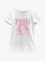 Disney The Aristocats Paris Marie Crest Youth Girls T-Shirt