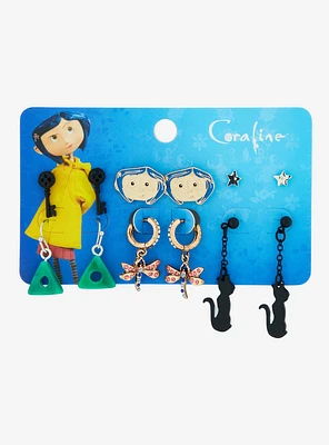 Coraline Icons Earring Set - BoxLunch Exclusive