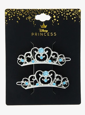 Disney Cinderella Crown Rhinestone Barrette Set