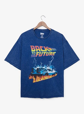 Back to the Future Vintage DMC DeLorean Poster T-Shirt — BoxLunch Exclusive