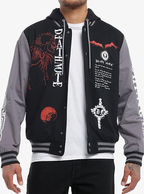 Death Note Hooded Varsity Jacket