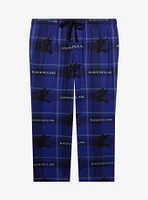 Harry Potter Ravenclaw Plaid Allover Print Women's Plus Sleep Pants - BoxLunch Exclusive