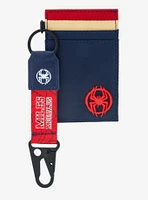 Marvel Spider-Man: Into the Spider-Verse Miles Morales Cardholder with Carabiner - BoxLunch Exclusive