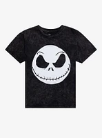 The Nightmare Before Christmas Jack Face Mineral Wash T-Shirt