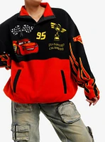 Disney Pixar Cars Lightning McQueen Girls Fleece Pullover Sweater