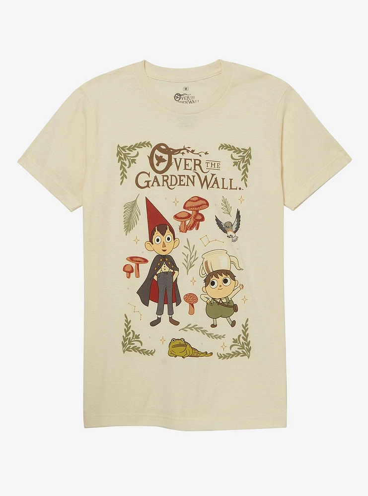 Over The Garden Wall Wirt & Greg Grid Girls T-Shirt