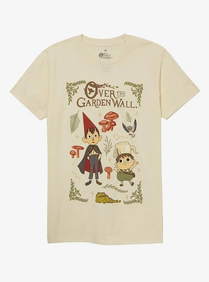 Over The Garden Wall Wirt & Greg Grid Girls T-Shirt