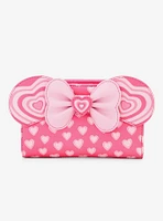 Loungefly Disney Mickey & Minnie Mouse Heart Ears Wallet- BoxLunch Exclusive