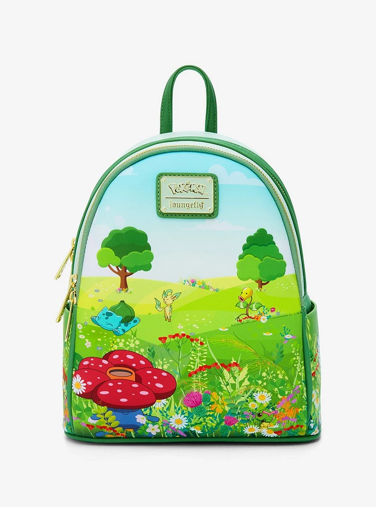 Loungefly Pokémon Grass Type Scene Mini Backpack - BoxLunch Exclusive