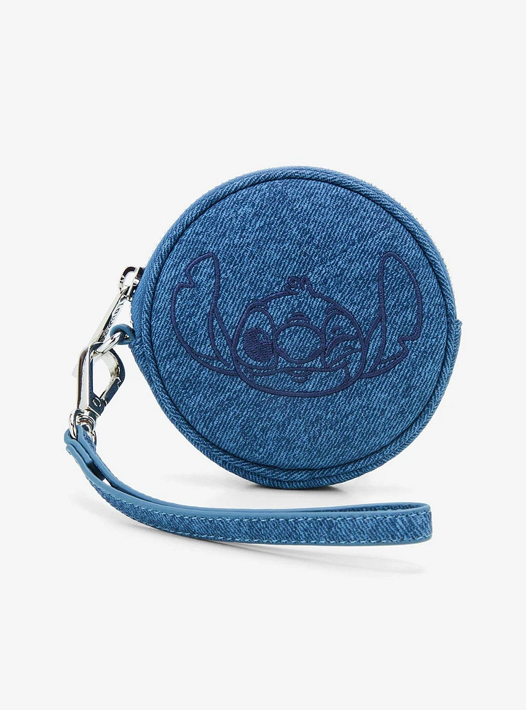 Loungefly Disney Lilo & Stitch Denim Stitch Coin Purse - BoxLunch Exclusive