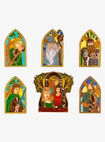 The Lord of the Rings Stained Glass Character Portrait Blind Box Enamel Pin