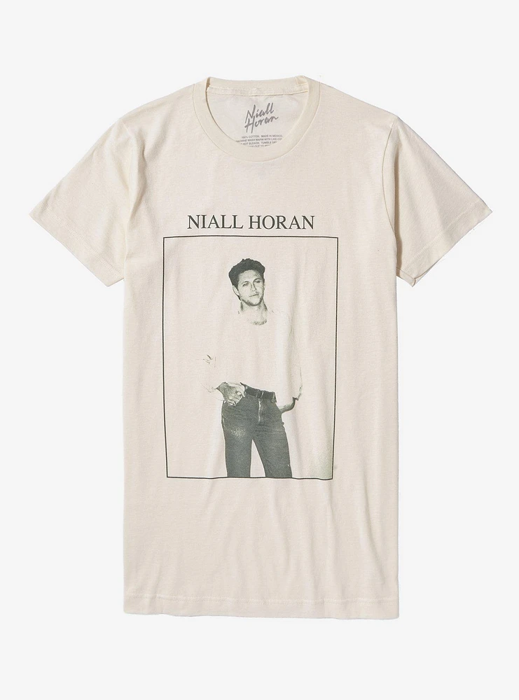 Niall Horan Portrait Boyfriend Fit Girls T-Shirt