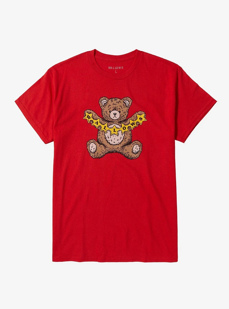 Wallows Teddy Bear Boyfriend Fit Girls T-Shirt