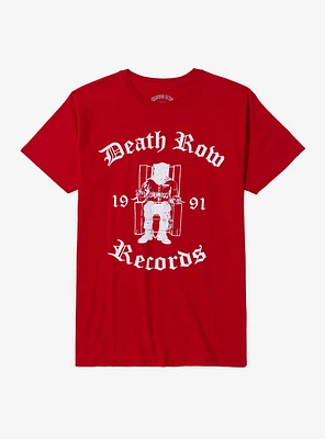 Death Row Records Logo Boyfriend Fit Girls T-Shirt