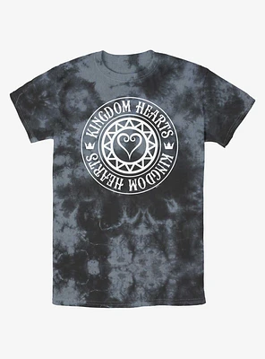 Disney Kingdom Hearts Sun Heart Emblem Tie-Dye T-Shirt