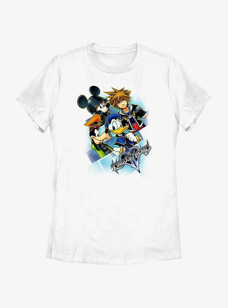 Disney Kingdom Hearts Aim At The Heart Womens T-Shirt