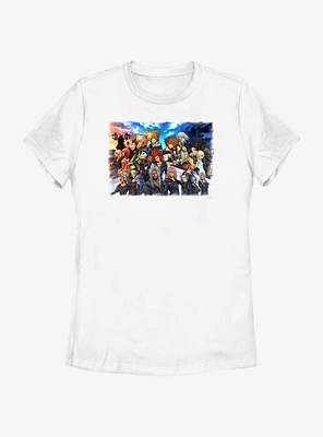 Disney Kingdom Hearts Round Up Womens T-Shirt