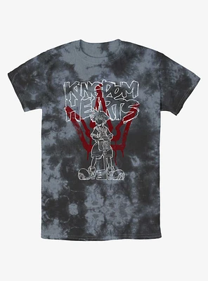 Disney Kingdom Hearts Crowned Tie-Dye T-Shirt