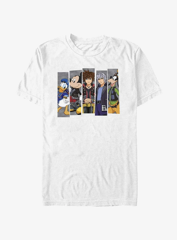 Disney Kingdom Hearts Vertical Group T-Shirt