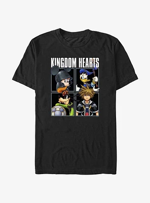 Disney Kingdom Hearts Head Shots T-Shirt