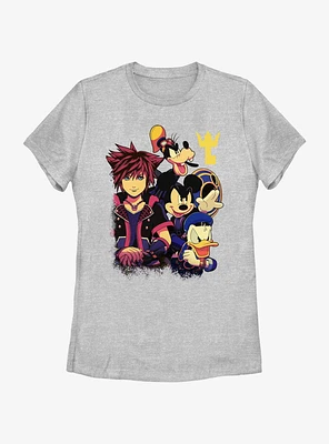 Disney Kingdom Hearts Sora's Team Womens T-Shirt