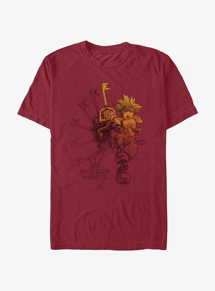 Disney Kingdom Hearts Key Stroke T-Shirt