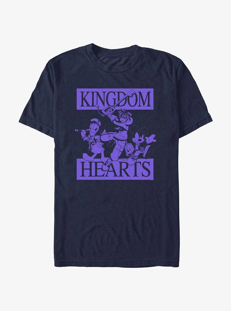 Disney Kingdom Hearts Be Squared T-Shirt