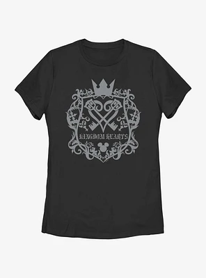 Disney Kingdom Hearts Crest Womens T-Shirt