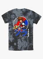 Disney Kingdom Hearts Sora Classic Anime Tie-Dye T-Shirt