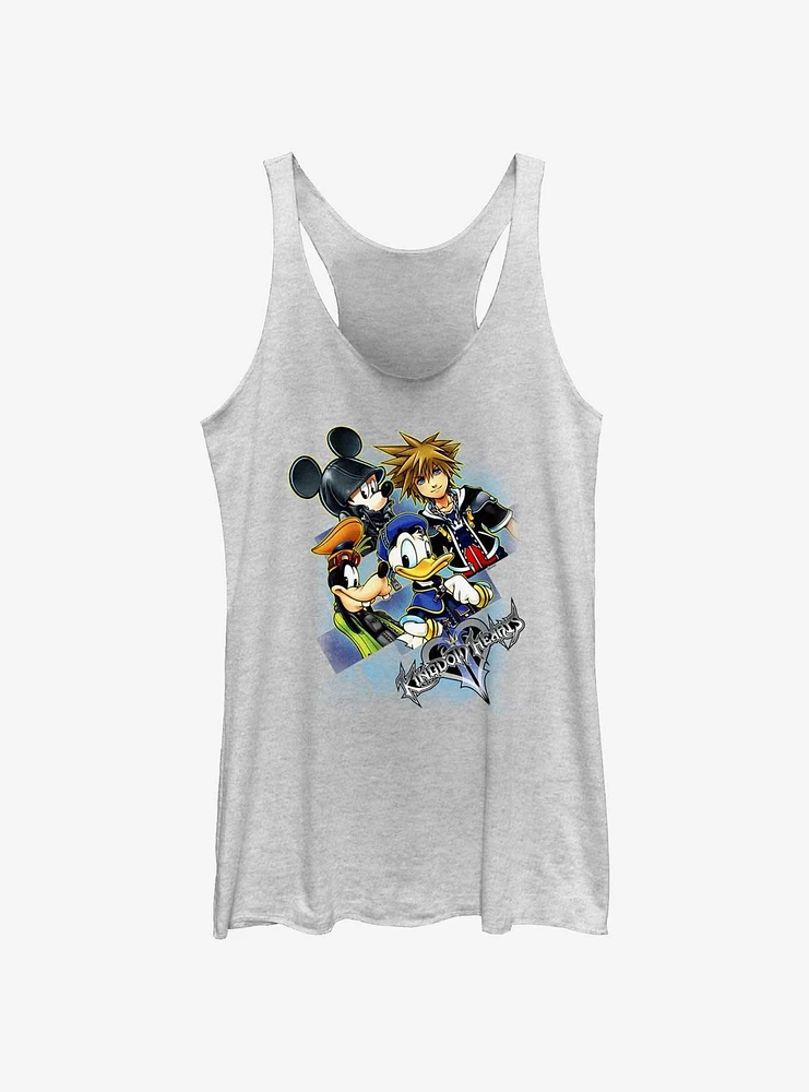 Disney Kingdom Hearts Aim At The Heart Womens Tank Top