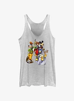 Disney Kingdom Hearts Group Womens Tank Top