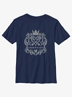 Disney Kingdom Hearts Crest Youth T-Shirt