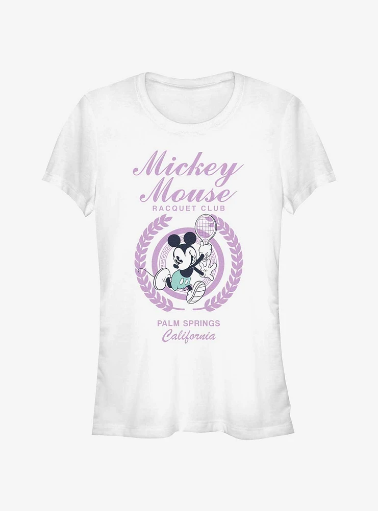 Disney Mickey Mouse Racquet Club Palm Springs Girls T-Shirt