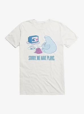 Sesame Street Cookie Monster Sorry Me Have Plans T-Shirt