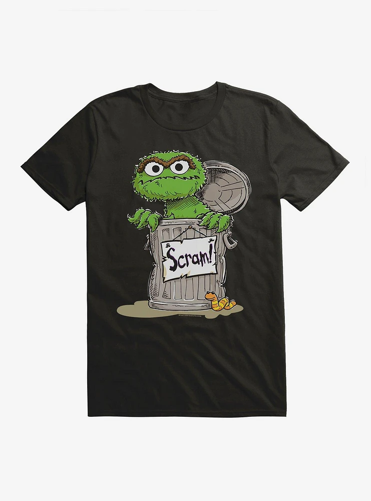 Sesame Street Oscar The Grouch Scram T-Shirt