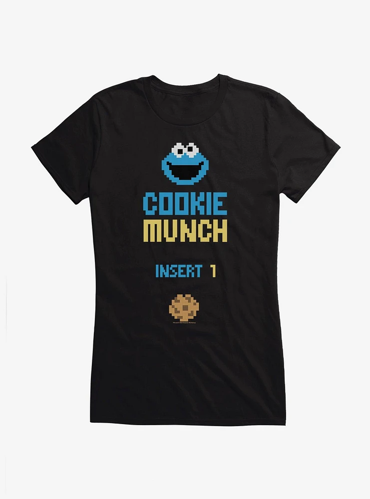 Sesame Street Cookie Monster Munch Girls T-Shirt